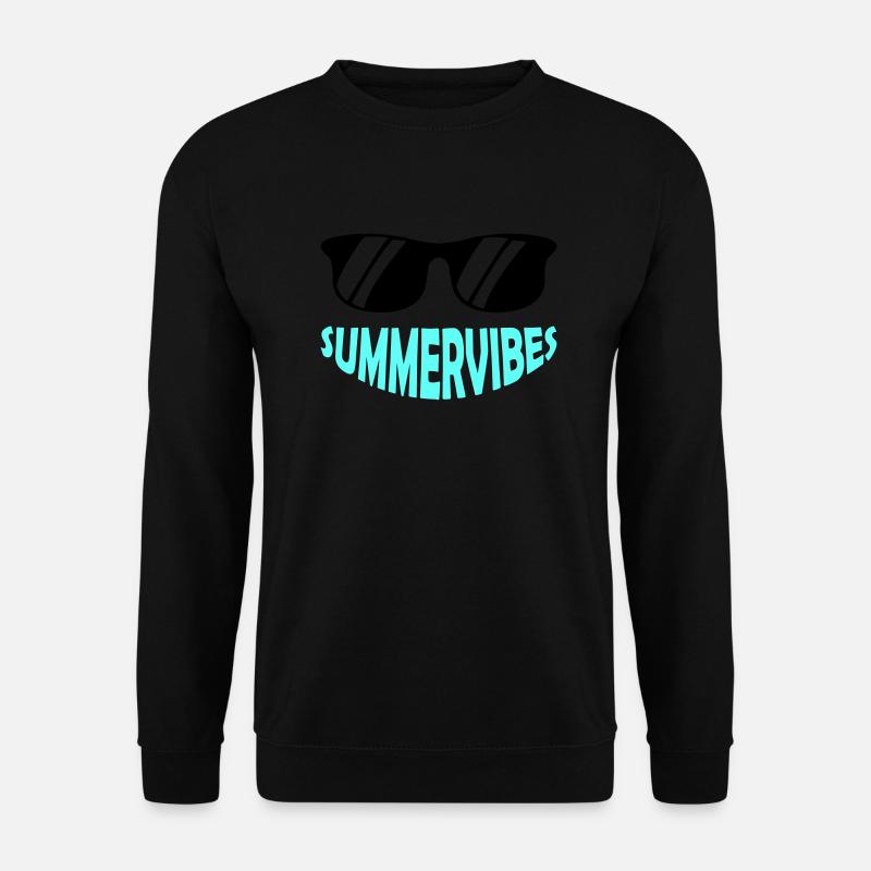 Summervibes Sunglasses - Unisex Sweatshirt - black