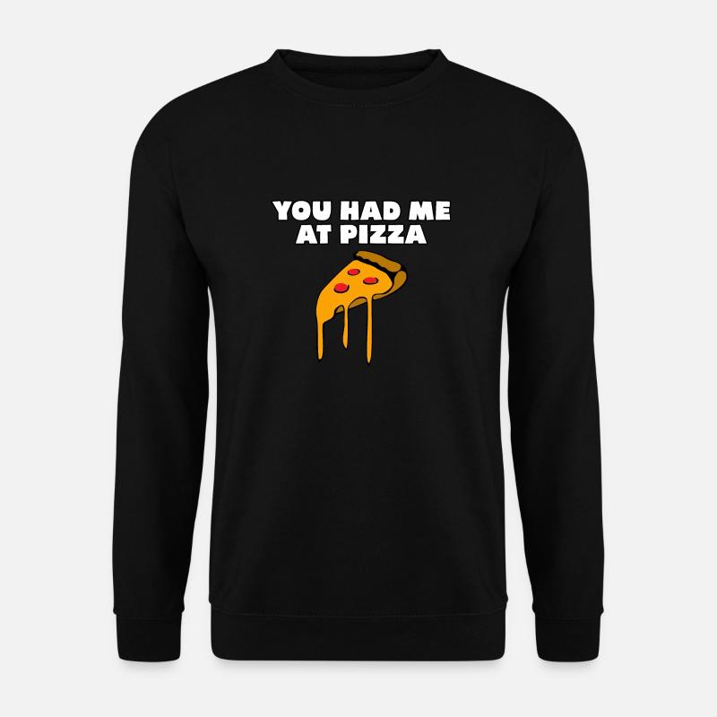 Pizza - Unisex Sweatshirt - black