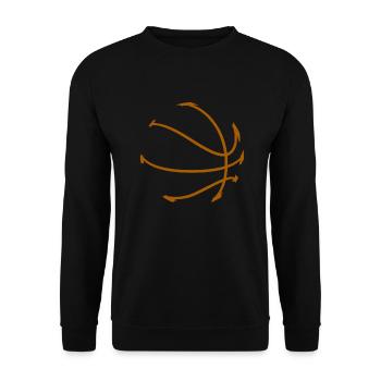 Basket Basketball - Unisex Pullover - Schwarz - Vorne - Alina (178cm) & Michal (187cm)