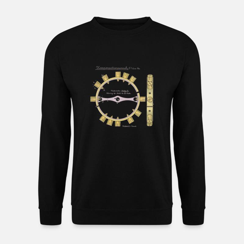 Kompensationsunruh, Zeichnung von C. Dietzschold - Unisex Pullover - Schwarz