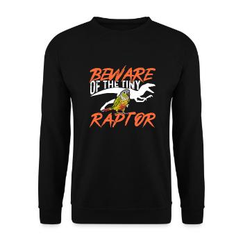 Molinasittich Perroquet Oiseau Perruche du Soleil - Sweat-shirt Unisexe - noir - Devant - Alina (178cm) & Michal (187cm)