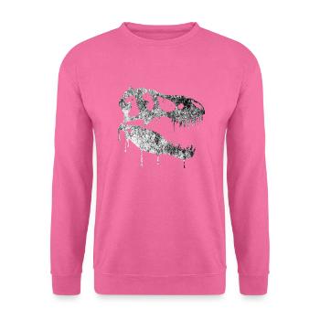 Crane Tyrannosaurus rex Gemälde - Unisex Pullover - Pink - Vorne