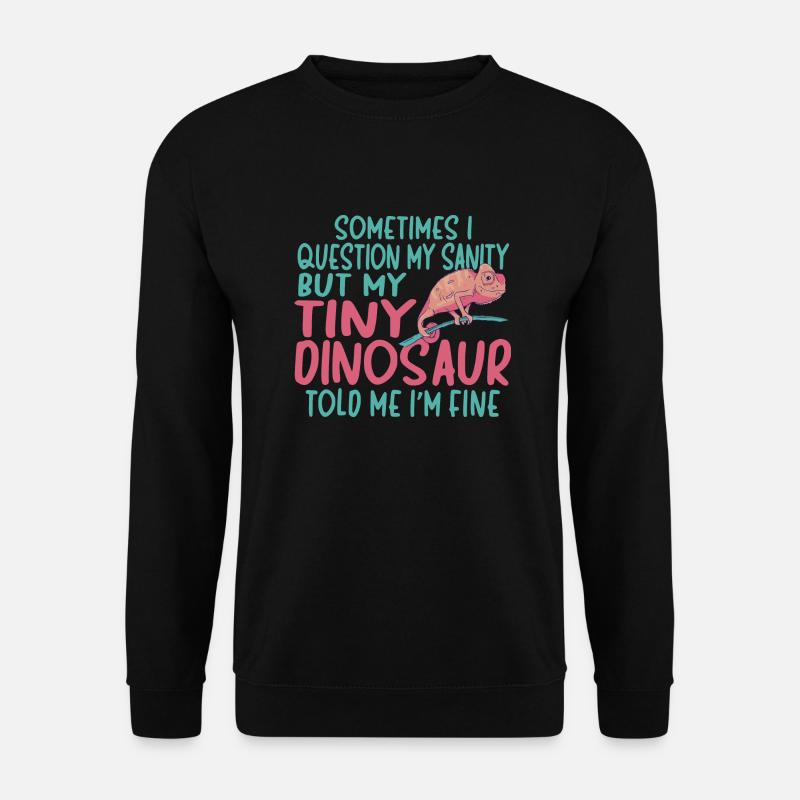 Chameleon Lizard Reptile Herpetologist - Unisex Sweatshirt - black