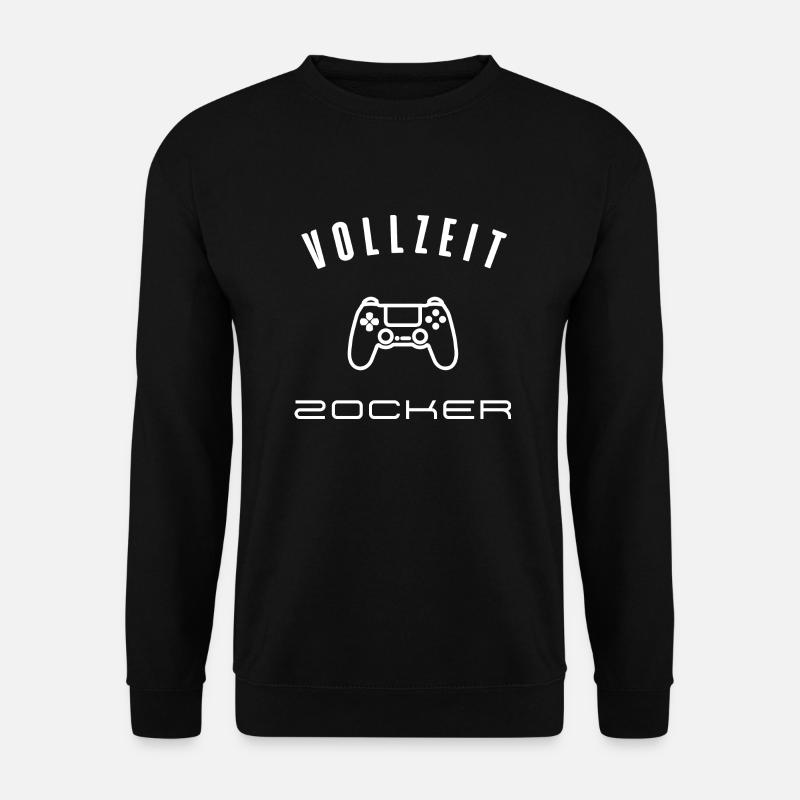 Vollzeit Zocker - Unisex Pullover - Schwarz