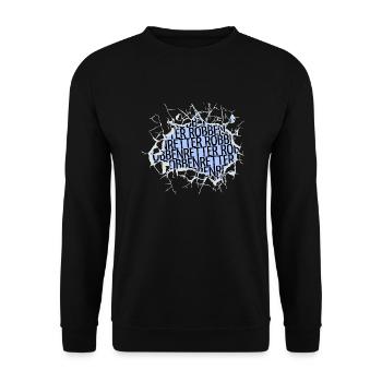 clubbing statement geburtstag vegetarisch cool - Unisex Pullover - Schwarz - Vorne - Alina (178cm) & Michal (187cm)