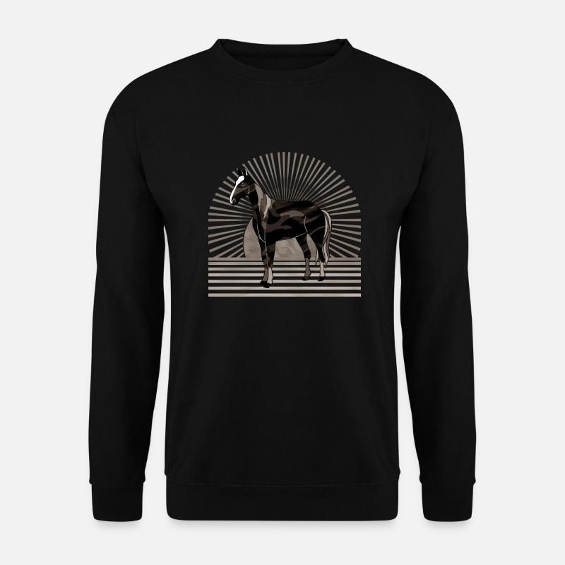 Pferd - Unisex Pullover - Schwarz