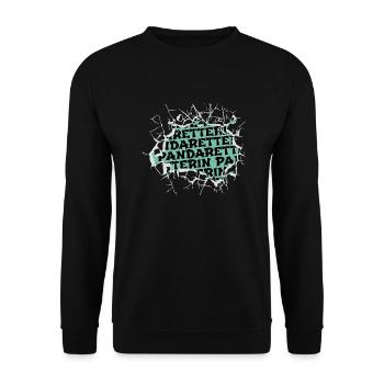 geburtstagsgeschenkidee fleischistmord hund - Unisex Pullover - Schwarz - Vorne - Alina (178cm) & Michal (187cm)