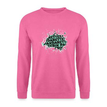 geburtstagsgeschenkidee fleischistmord hund - Unisex Pullover - Pink - Vorne