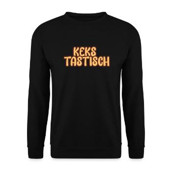 Biscuit Tastic Chocolate Cookies - Unisex Sweatshirt - black - Front - Alina (178cm) & Michal (187cm)