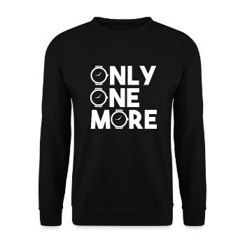 Watch Collector Watch Watchmaker - Unisex Sweatshirt - black - Front - Alina (178cm) & Michal (187cm)