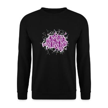 Beagle Dog Gift Animal Welfare Statement Owner - Unisex Sweatshirt - black - Front - Alina (178cm) & Michal (187cm)