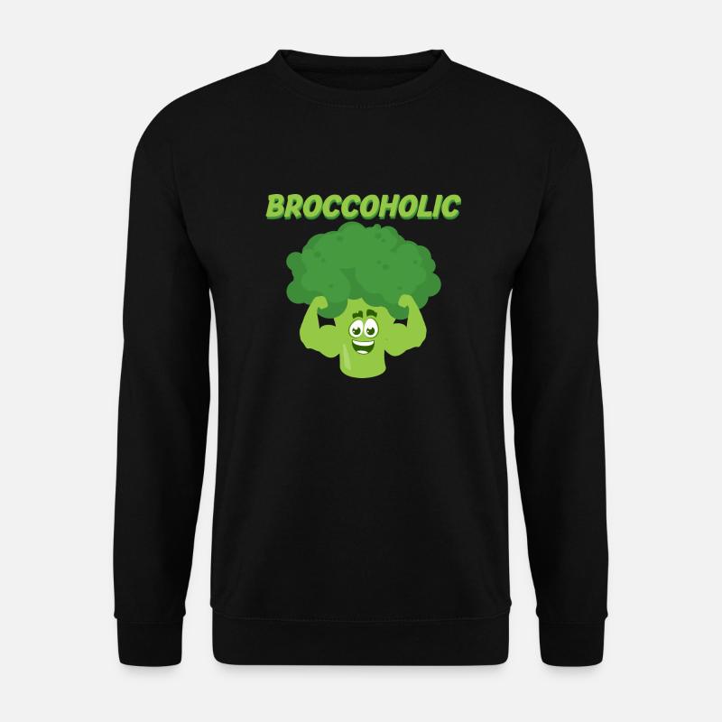 Broccoholic Vegetable Broccoli - Unisex Sweatshirt - black