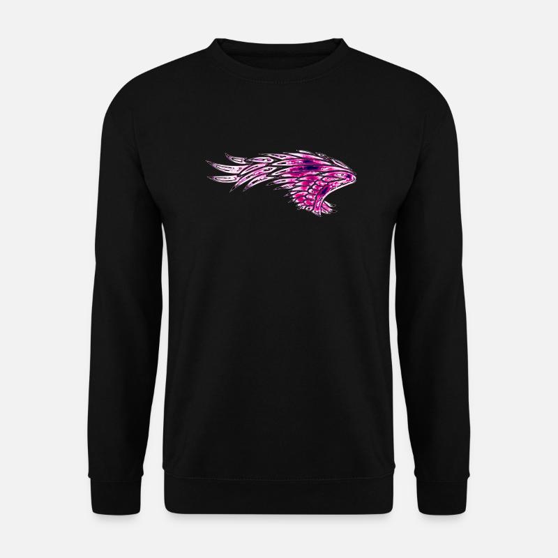 Fluegel Nr 04 F Links - Unisex Pullover - Schwarz