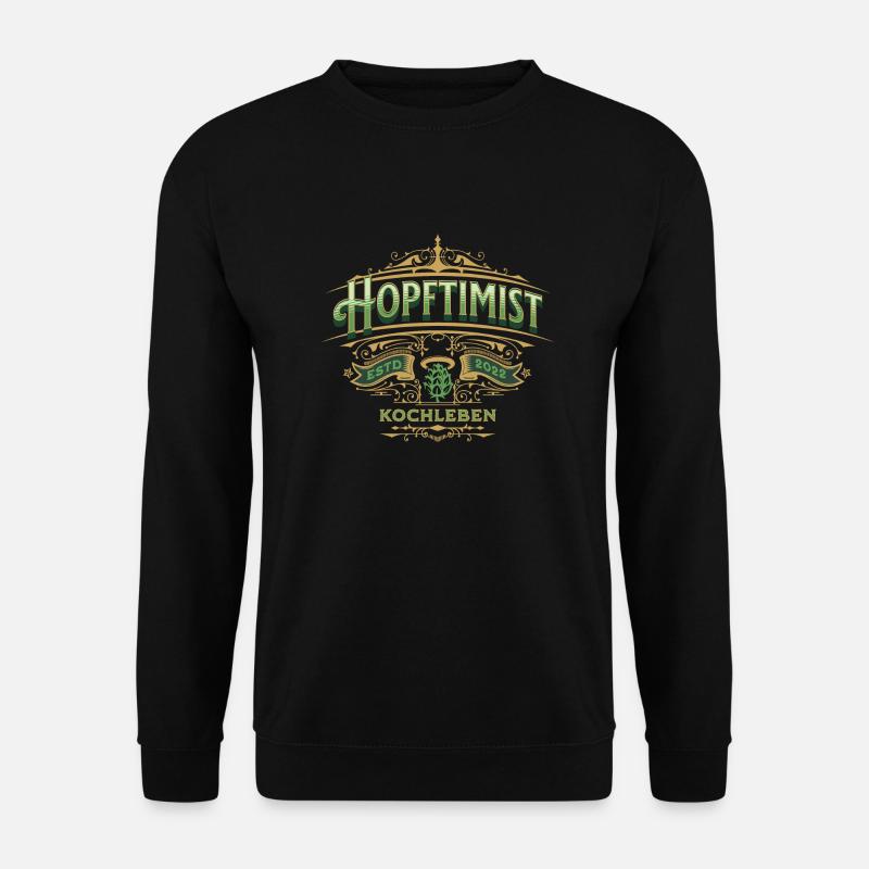 Hopftimist Design, - Unisex Pullover - Schwarz