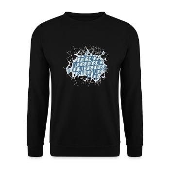 geburtstagsgeschenk cool geschenkidee zitat - Unisex Pullover - Schwarz - Vorne - Alina (178cm) & Michal (187cm)