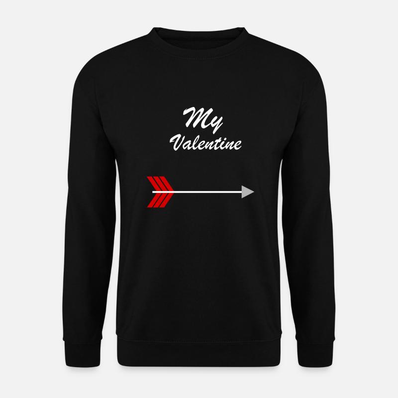 My Valentine Design - Unisex Pullover - Schwarz