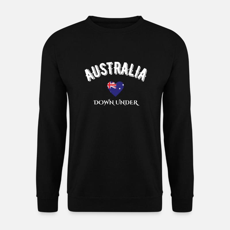 australia down under - Sweat-shirt Unisexe - noir