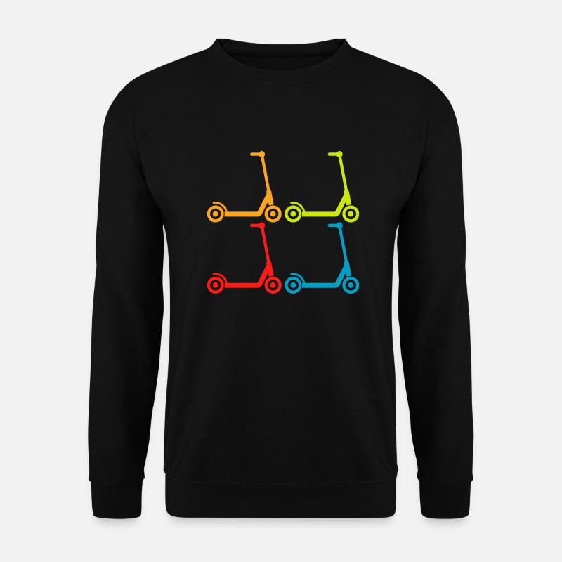 E-Scooter E-Roller Scooter - Unisex Sweatshirt - black