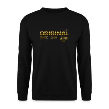 Original since 2000 - Unisex Pullover - Schwarz - Vorne - Alina (178cm) & Michal (187cm)