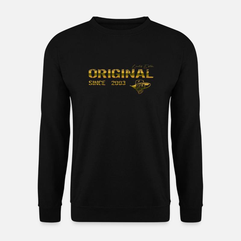 Original since 2003 - Unisex Sweatshirt - black