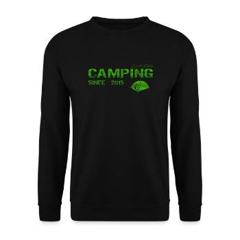 Cadeau Camping 2015 - Sweat-shirt Unisexe - noir - Devant - Alina (178cm) & Michal (187cm)