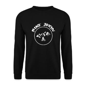 Marathon Triathlon Running joggen Biking Radfahren - Unisex Pullover - Schwarz - Vorne - Alina (178cm) & Michal (187cm)