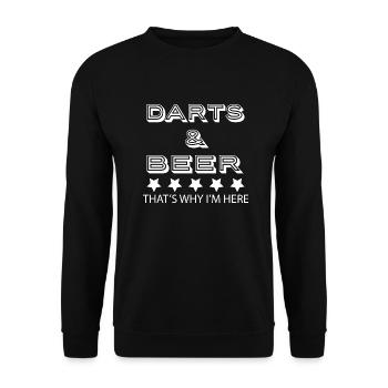 Bière Vin Whisky Schnaps Alcool - Sweat-shirt Unisexe - noir - Devant - Alina (178cm) & Michal (187cm)