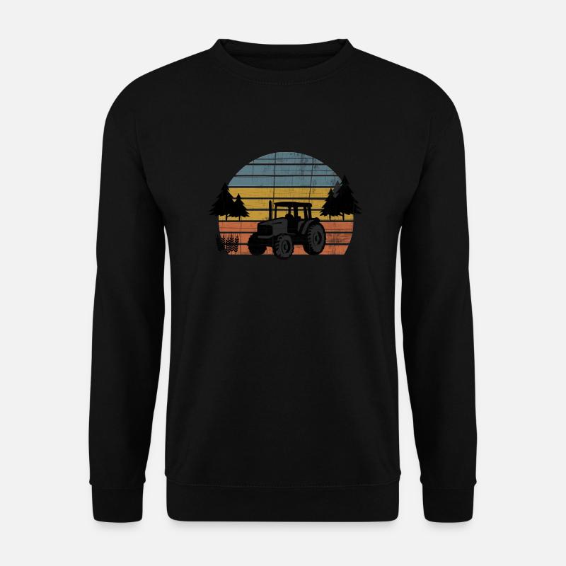 Traktor Vintage - Unisex Pullover - Schwarz