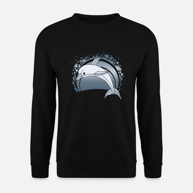 Dolphin - Unisex Sweatshirt - black