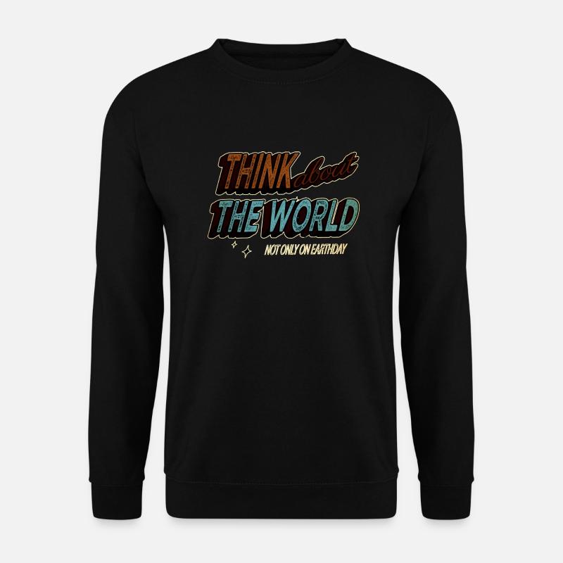 écologiste être éco alternativement vert - Sweat-shirt Unisexe - noir