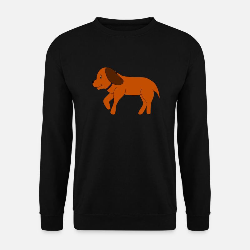hund - Unisex Pullover - Schwarz