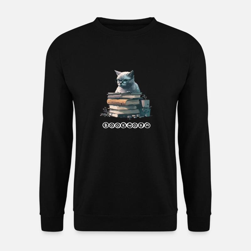 Eriko le chat savant - Sweat-shirt Unisexe - noir