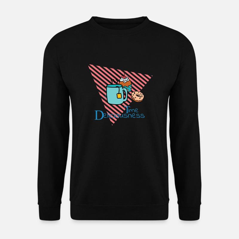 Köstlichkeiten Zeit - Unisex Pullover - Schwarz