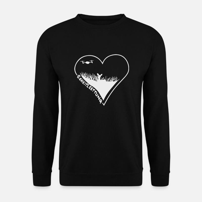 Kitzrettung - Unisex Pullover - Schwarz
