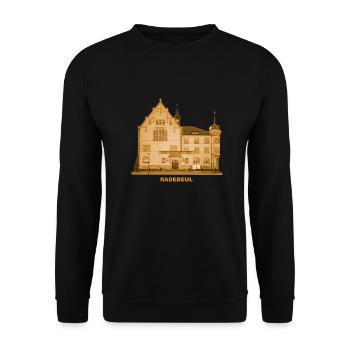 Radebeul Town Hall Saxony Meissen Winegrowing Karl May - Unisex Sweatshirt - black - Front - Alina (178cm) & Michal (187cm)