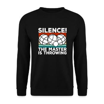 Bocce Boule Bocce Gift Bocce Ball - Unisex Sweatshirt - black - Front - Alina (178cm) & Michal (187cm)