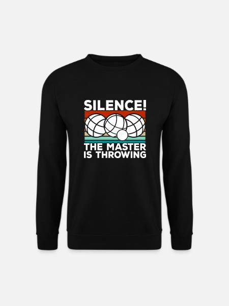 Boccia Boule Boccia Geschenk Boccia Kugel - Unisex Pullover - Schwarz