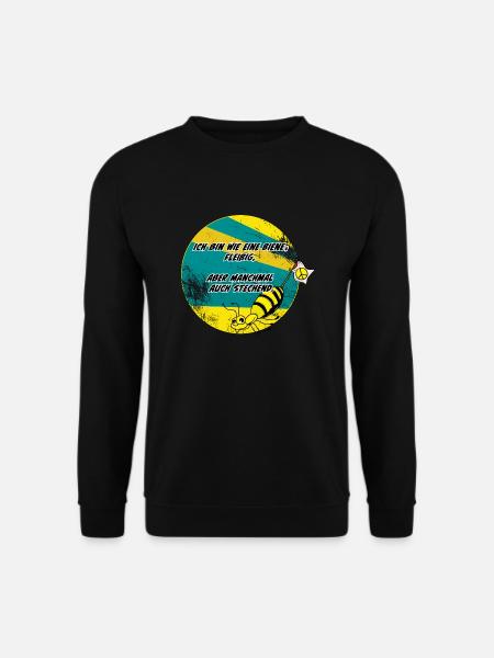 Ich bin wie eine Biene:Fleißig, aber auch stechend - Unisex Pullover - Schwarz