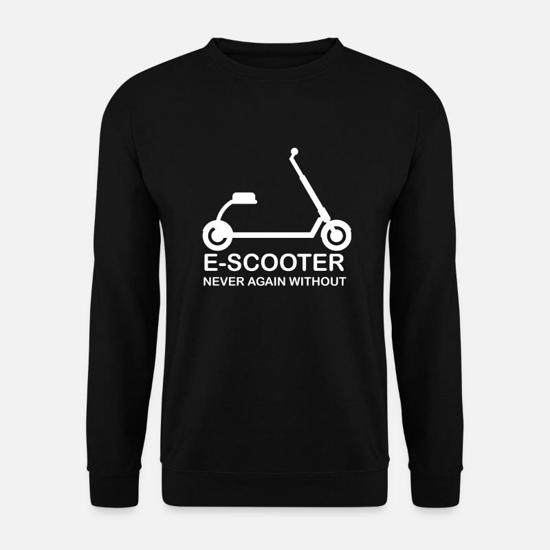 E-Scooter Roller Scooter - Unisex Sweatshirt - black