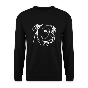 Hund Chien - Sweat-shirt Unisexe - noir - Devant - Alina (178cm) & Michal (187cm)