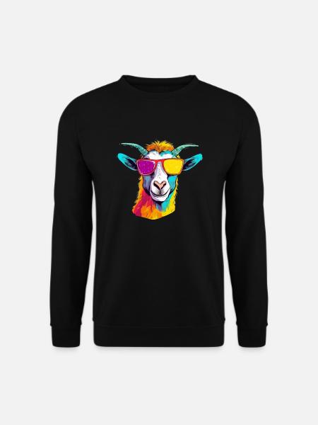 Josa la chèvre - Unisex sweater - sort