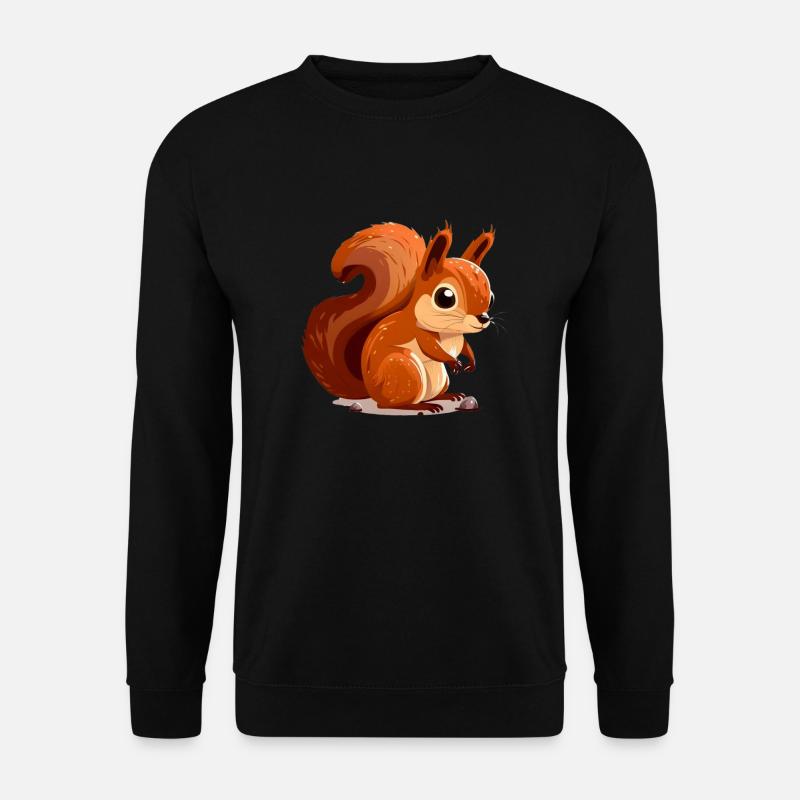Squirrel - Unisex Sweatshirt - black