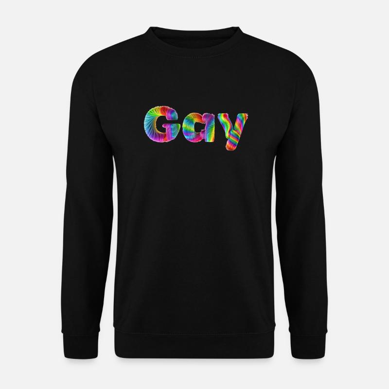 Gay - Unisex Pullover - Schwarz