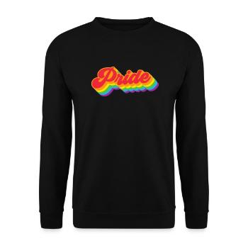 Pride | LGBTQIA+ | Show some love - Unisex Sweatshirt - black - Front - Alina (178cm) & Michal (187cm)