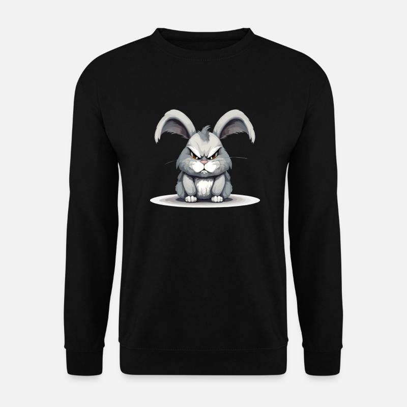 Zaar the Angry Rabbit - Unisex Sweatshirt - black
