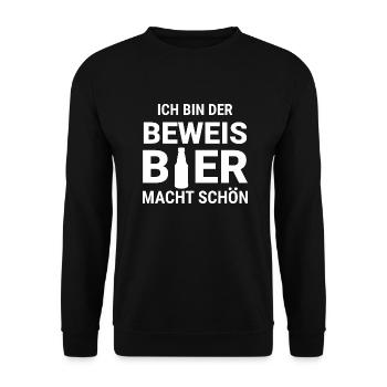 Handwerker Handyman Handwerk Werkzeug Baustelle - Unisex Pullover - Schwarz - Vorne - Alina (178cm) & Michal (187cm)
