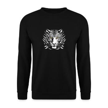 Wilder Geist - Unisex Pullover - Schwarz - Vorne - Alina (178cm) & Michal (187cm)