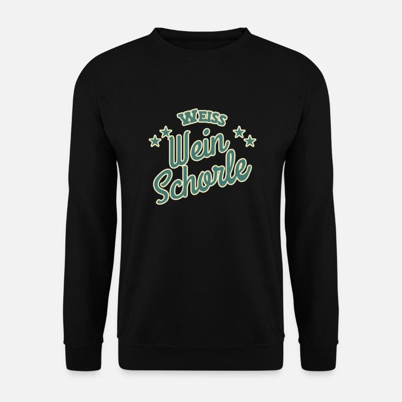 Spritzer au vin blanc - Sweat-shirt Unisexe - noir