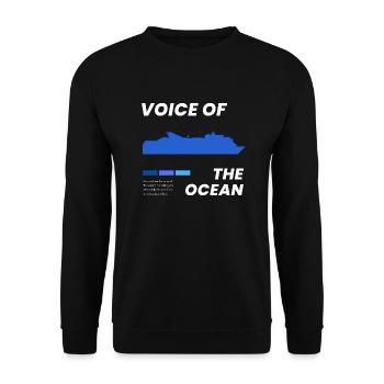 Voice of the Ocean - Unisex Pullover - Schwarz - Vorne - Alina (178cm) & Michal (187cm)