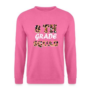 Leopard Lehrergeschenke der 8. Klasse - Unisex Pullover - Pink - Vorne